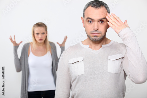 Photo: Couple arguing Couple arguing