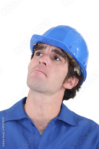 Photo: craftsman looking upset craftsman looking upset