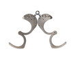handcuffs isolated on white background