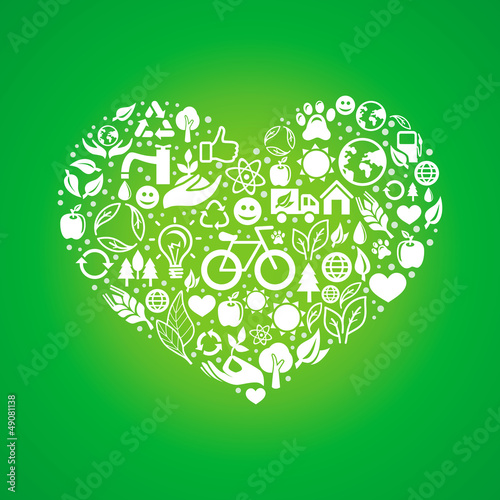 Vector: Vector ecology concept Vector ecology concept