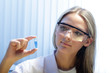 Photo: plant sample in test tube plant sample in test tube