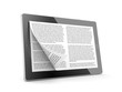Tablet computer as E-book