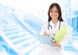 Southeast Asian medical student.