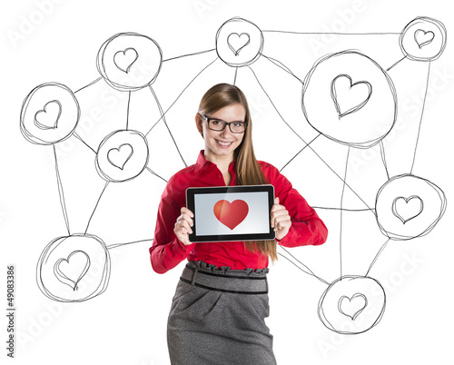 Photo: Internet love Internet love