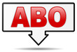 Pfeil Schild Abo