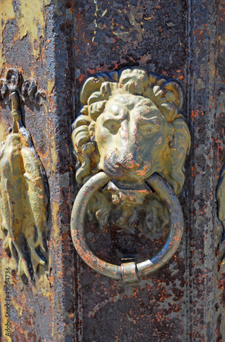 Photo: Italy, Livorno old door handle Italy, Livorno old door handle