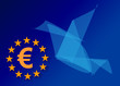 Euro Euroland  Pakt Fiskalny  Origami Vogel