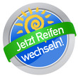 Vektor: Jetzt Reifen wechseln Jetzt Reifen wechseln