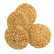 Photo: Delicious oatmeal cookie isolated on white background Delicious oatmeal cookie isolated on white background