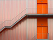 Fire escape stairs