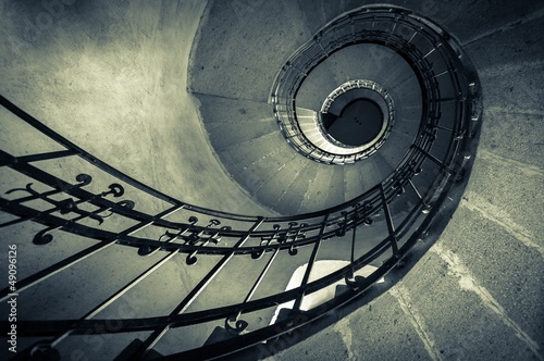 Photo: Round stairs in a church Round stairs in a church