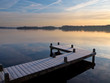 Jetty at lake