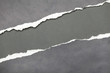 Torn paper with grey copyspace for your message