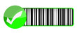 checkmark barcode UPC