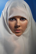 woman in white hijab