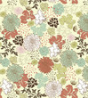 floral seamless pattern, vector design