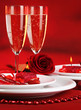 Photo: Romantic table setting Romantic table setting