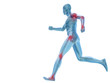 High resolution conceptual 3D human with inflammation