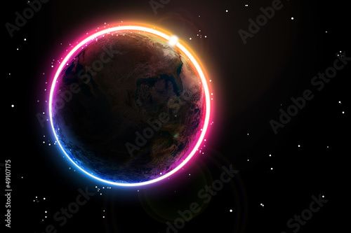 Photo: Earth background Earth background