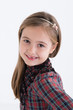 cute girl posing in studio