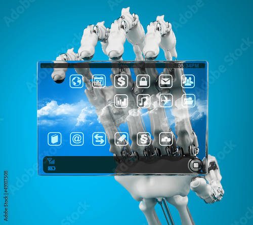 Illustration: Concept handheld computer Concept handheld computer