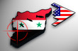 Illustration: USA bombt Syrien USA bombt Syrien