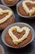plain sweet heart tartlets