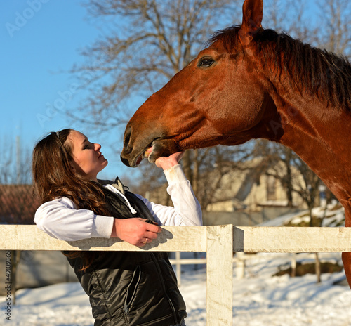 Photo: Girl with Horse Girl with Horse
