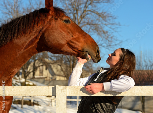 Photo: Girl with Horse Girl with Horse