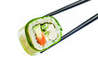 Photo: Sushi Roll on a white background Sushi Roll on a white background