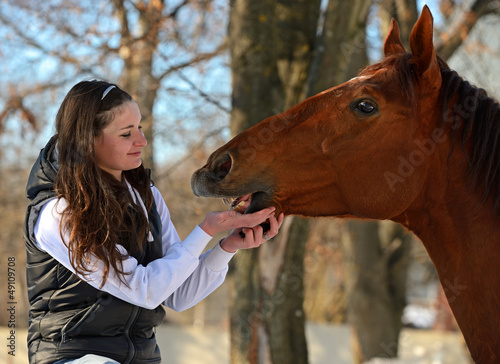 Photo: Girl with Horse Girl with Horse