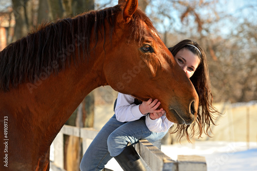 Photo: Girl with Horse Girl with Horse