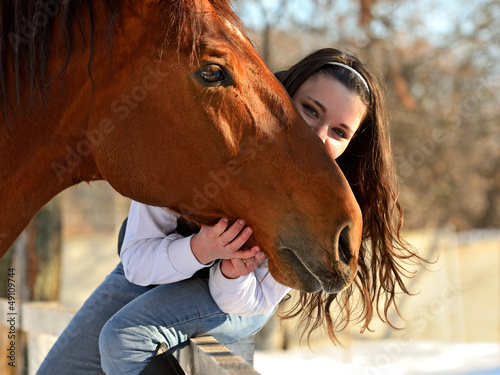 Photo: Girl with Horse Girl with Horse