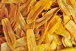 Banana chips background
