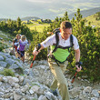 Hiker in den Bergen