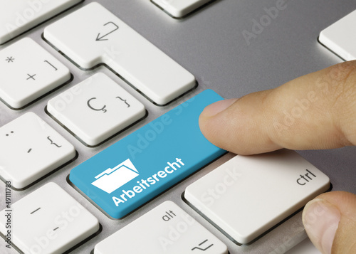 Photo: Arbeitsrecht Tastatur Finger Arbeitsrecht Tastatur Finger