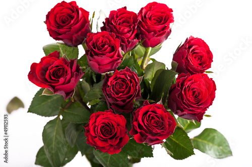 Photo: frischer Strauß rote Rosen frischer Strauß rote Rosen