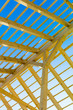 Dachkonstruktion aus Holz