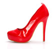 Red woman shoe