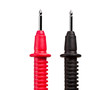 Red and black probes of multimeter isolated on white