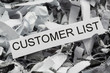 Papierschnitzel Customer List