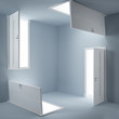 Abstract doors