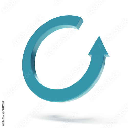 Illustration: Circular arrow pictogram Circular arrow pictogram