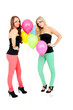 Frauen zwischen Luftballons