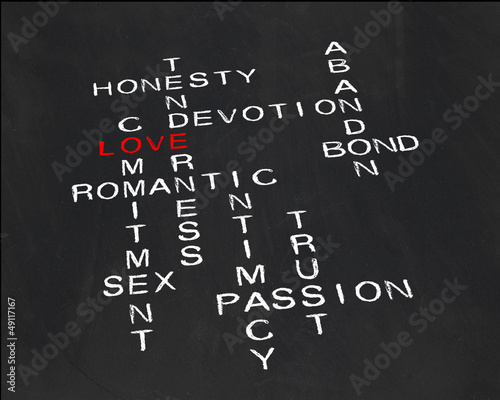 Photo: Kreuzworträtsel zum Thema Liebe Kreuzworträtsel zum Thema Liebe