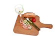 Snack & wine for one person