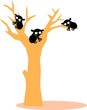 Cartoon tarsier monkeys