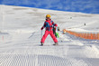 Photo: Girl skiing Girl skiing