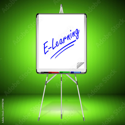 Illustration: Flipchart E-Learning Flipchart E-Learning