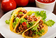 plate with taco